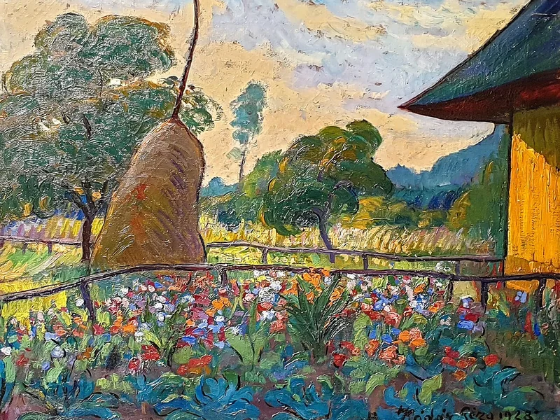 1876-Géza Kádár - Baia Mare d'estate
